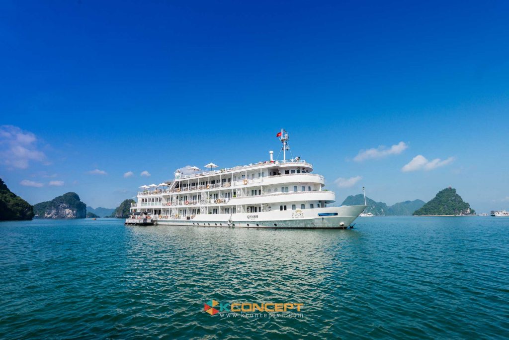 Hình ảnh trong dự án chụp ảnh khách sạn resort du thuyền 5 sao Âu Cơ Cruise Hạ Long Bhaya  của dội ngũ Kconcept
