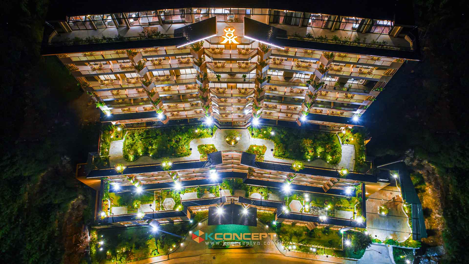 Hình ảnh về dự án chụp ảnh khách sạn flycam KK Hotel Sapa