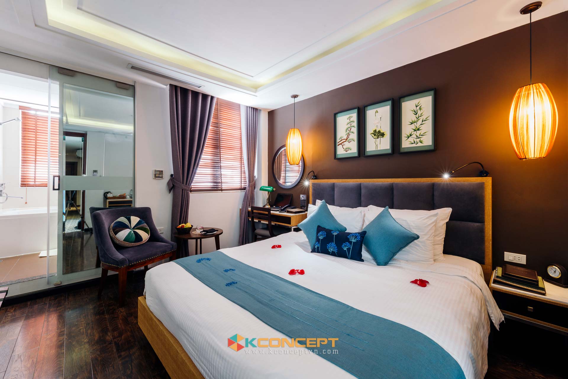 Hình ảnh hoàn thiện trong dự án chụp ảnh khách sạn Essence Palace Hotel Spa tại 27 Gia Ngư Hà Nội