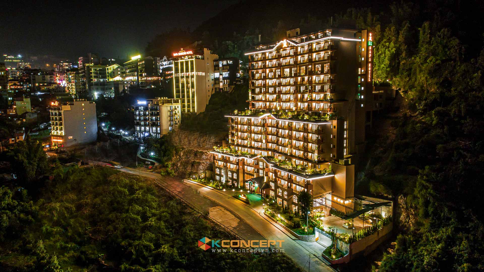 Hình ảnh về dự án chụp ảnh khách sạn flycam KK Hotel Sapa