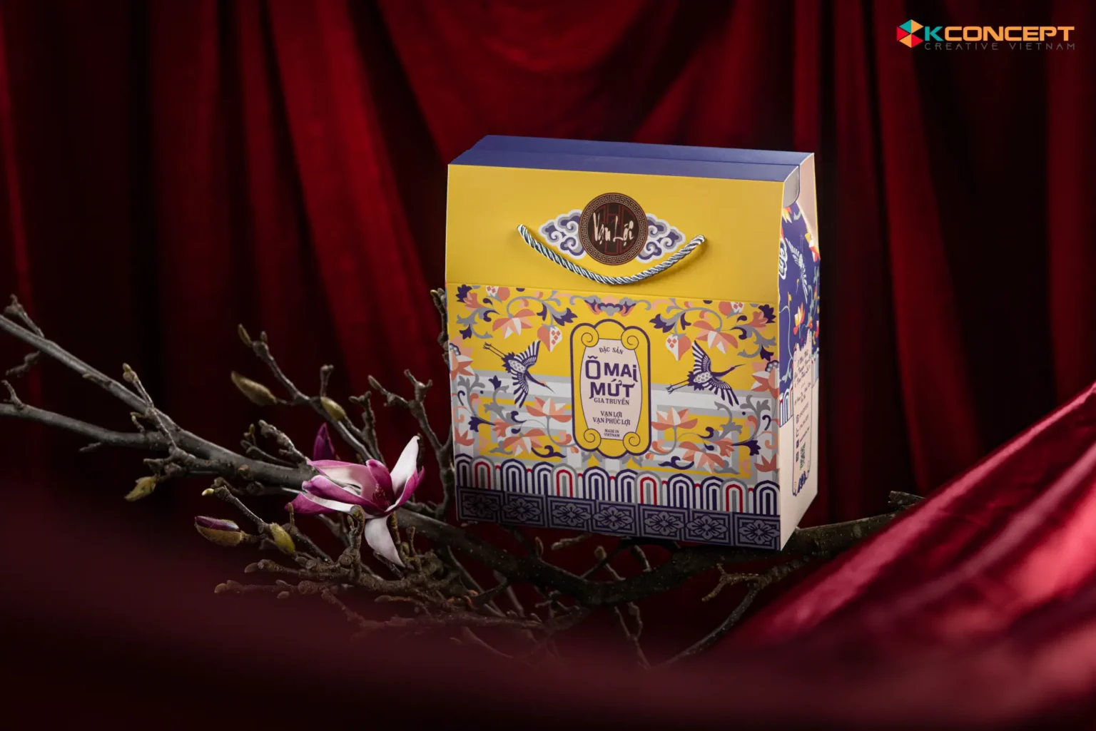 Chụp Ảnh Sản Phẩm Concept – Packshot – Ô Mai Vạn Lợi