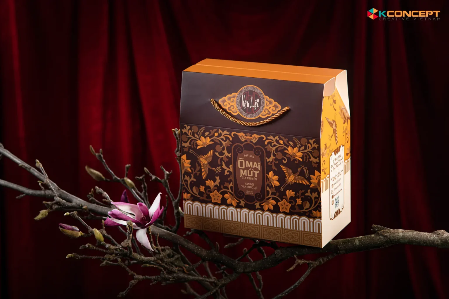 Chụp Ảnh Sản Phẩm Concept – Packshot – Ô Mai Vạn Lợi
