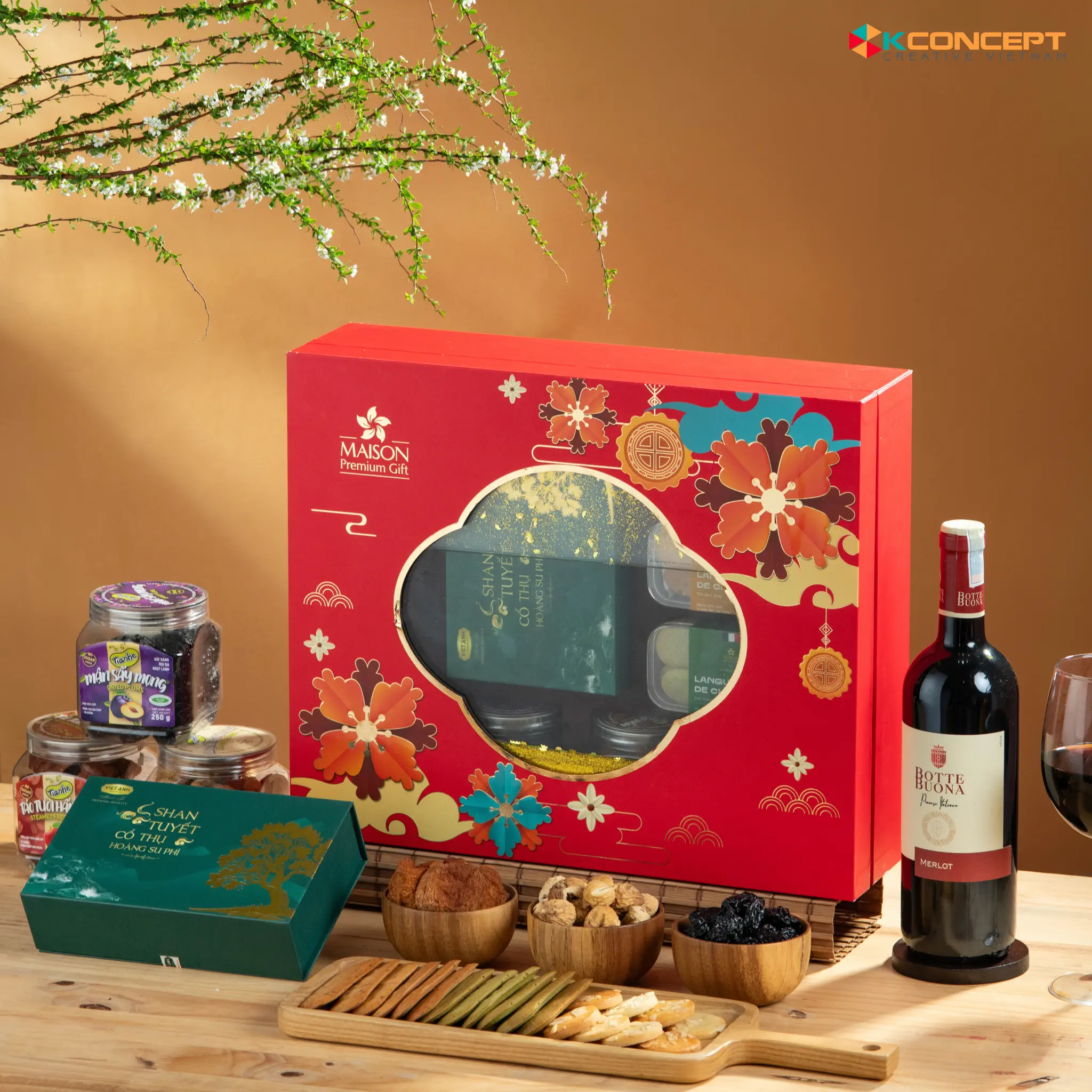Chụp Ảnh Sản Phẩm Concept – Packshot – Bộ Quà Tặng Cao Cấp Maison