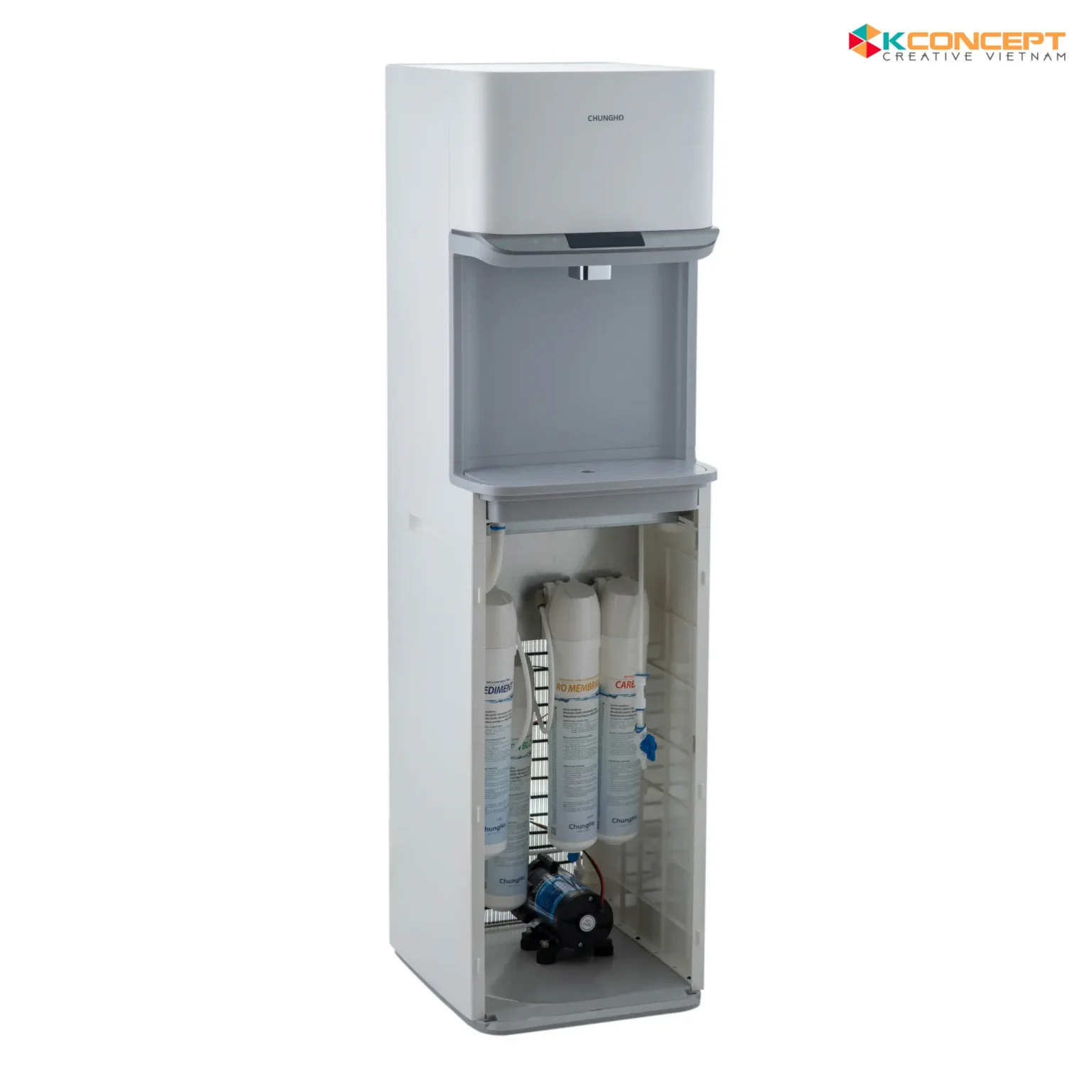 Chụp Ảnh Sản Phẩm Nền Trắng – Packshot – Máy Lọc Nước, Lọc Không Khí Cao Cấp CHUNGHO